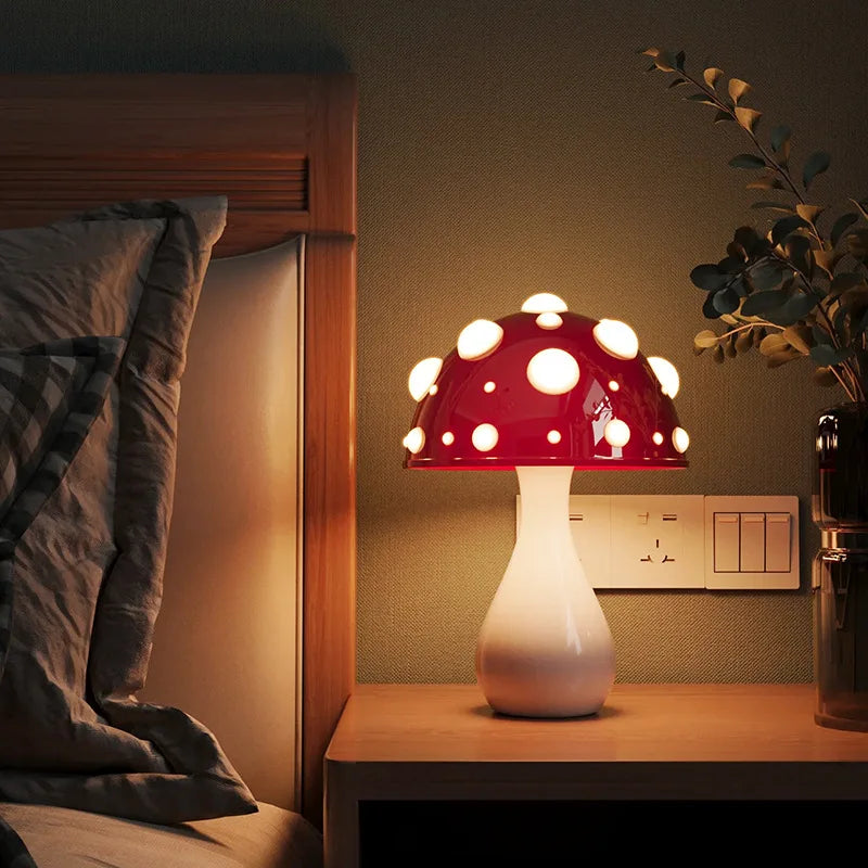 Tricolored Mushroom Warm Light Atmosphere Lamp | Kalsten