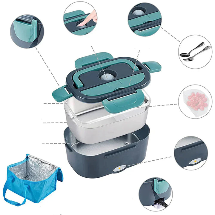 ThermoBox Electric Lunch Box – Warm food on the go or at home | Kalsten