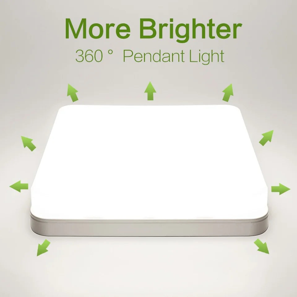 Modern LED Ceiling Lamp – Warm White Light for Living Room, Bedroom, Kitchen, and Dining Room – Energy-Efficient LED Ceiling Fixture | Kalsten