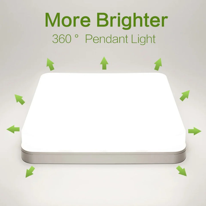 Modern LED Ceiling Lamp – Warm White Light for Living Room, Bedroom, Kitchen, and Dining Room – Energy-Efficient LED Ceiling Fixture | Kalsten