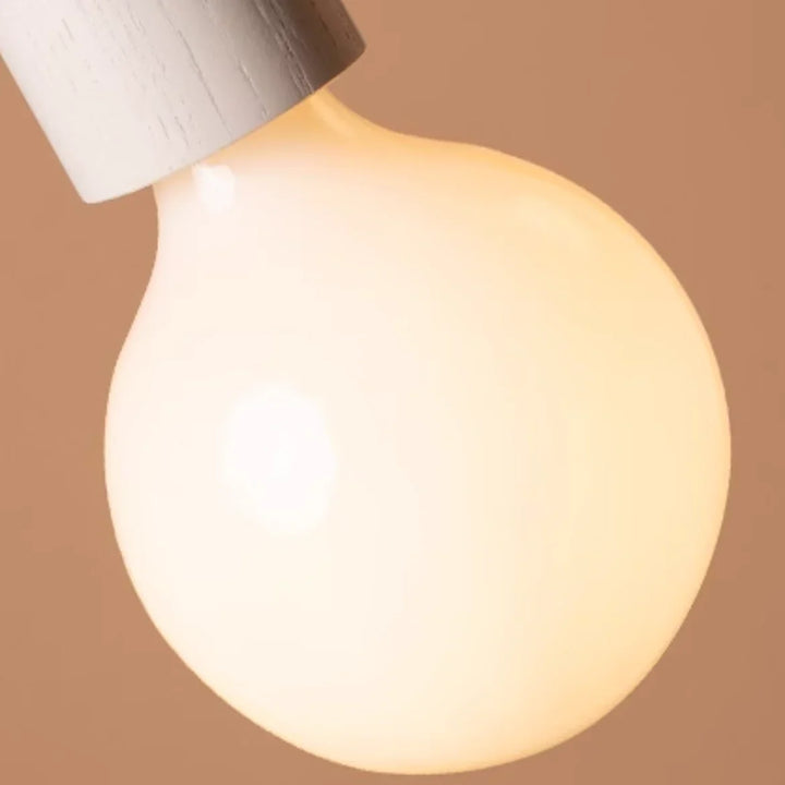 Pendant Light Wood 7.5 in to 16.5 in Multicolor Geometric Dining Living Room Ceiling Lamp Modern Home Decor | Kalsten