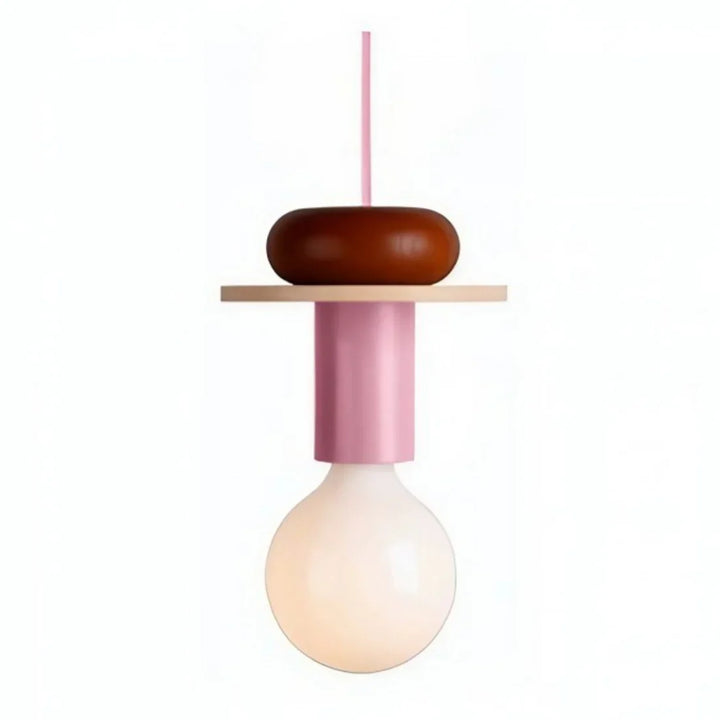 Pendant Light Wood 7.5 in to 16.5 in Multicolor Geometric Dining Living Room Ceiling Lamp Modern Home Decor | Kalsten