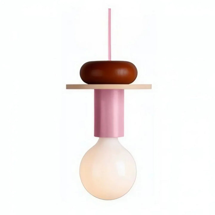 Pendant Light Wood 7.5 in to 16.5 in Multicolor Geometric Dining Living Room Ceiling Lamp Modern Home Decor | Kalsten