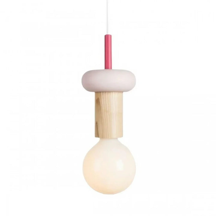 Pendant Light Wood 7.5 in to 16.5 in Multicolor Geometric Dining Living Room Ceiling Lamp Modern Home Decor | Kalsten