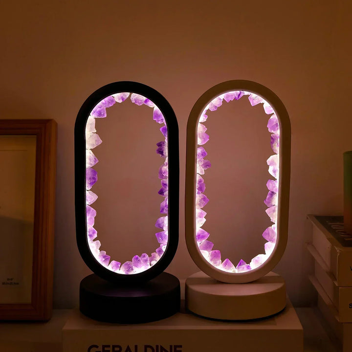 Table lamp with crystal ambient light design | Kalsten