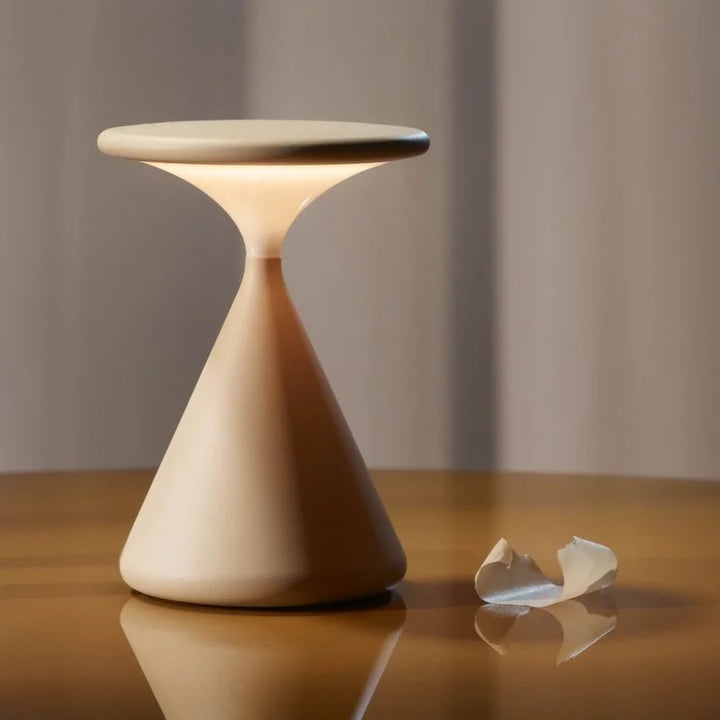 Aeron Hourglass Battery Table Lamp | Dimmable LED Table Lamp Without Cable | Kalsten