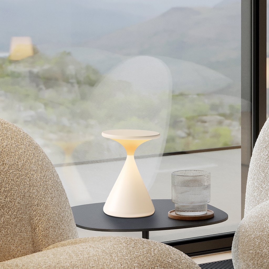 Wireless Table Lamp Amos Hourglass | Kalsten
