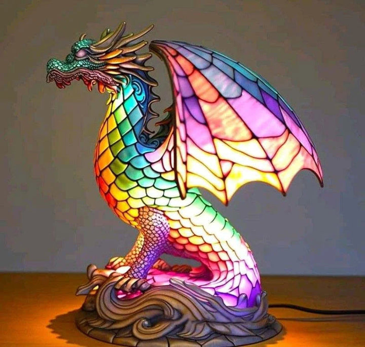 Kalsten | Stained Glass Animal Lamp Home Decor