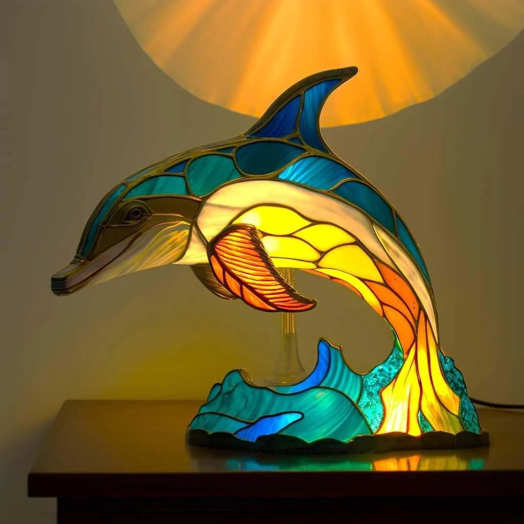 Decorative Animal Glass Table Lamp Kalsten