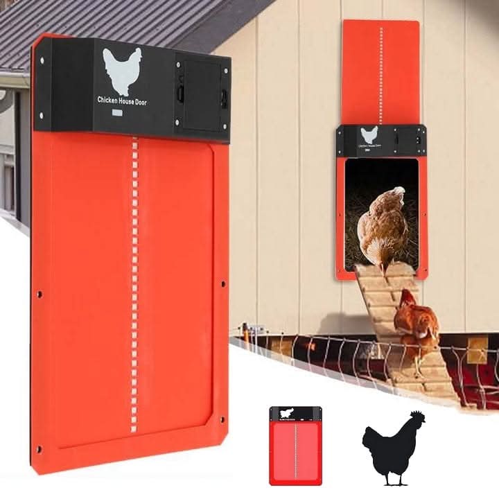 Kalsten | Automatic Chicken Coop Door with Light Sensor & Weather Protection