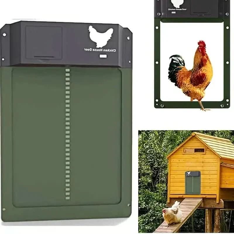 Kalsten | Automatic Chicken Coop Door with Light Sensor & Weather Protection