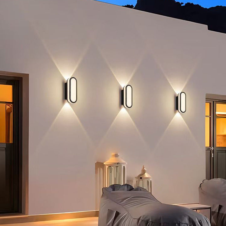 Contemporary Simplicity Aluminum Acrylic LED Waterproof Wall Sconce Lamp For Outdoor Patios | Kalsten