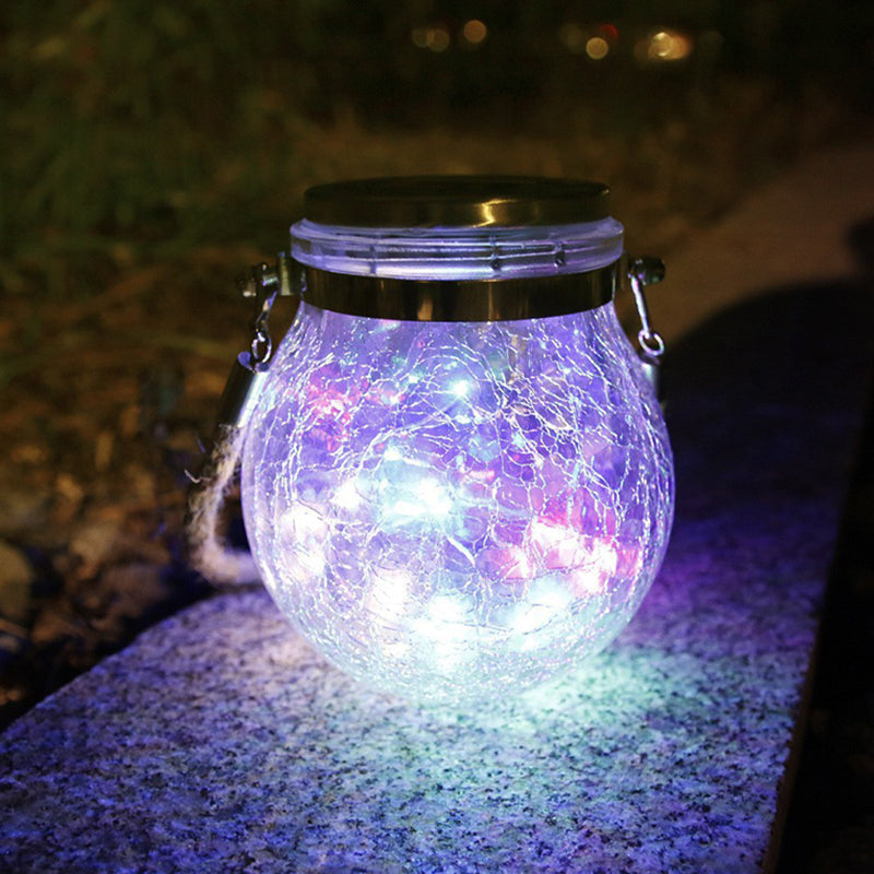 Modern Art Deco Solar Orb Stainless Steel Glass LED Outdoor Light For Garden | Kalsten