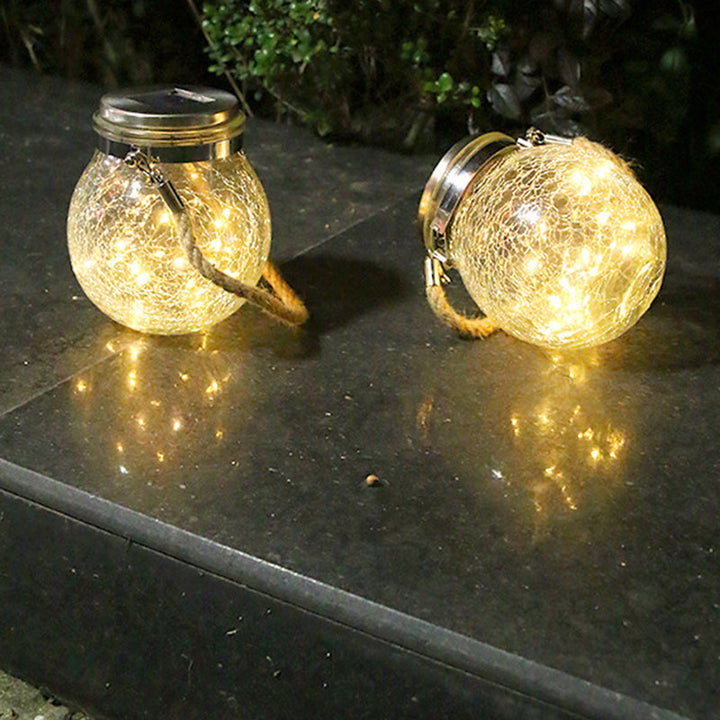 Modern Art Deco Solar Orb Stainless Steel Glass LED Outdoor Light For Garden | Kalsten