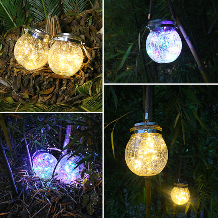 Modern Art Deco Solar Orb Stainless Steel Glass LED Outdoor Light For Garden | Kalsten