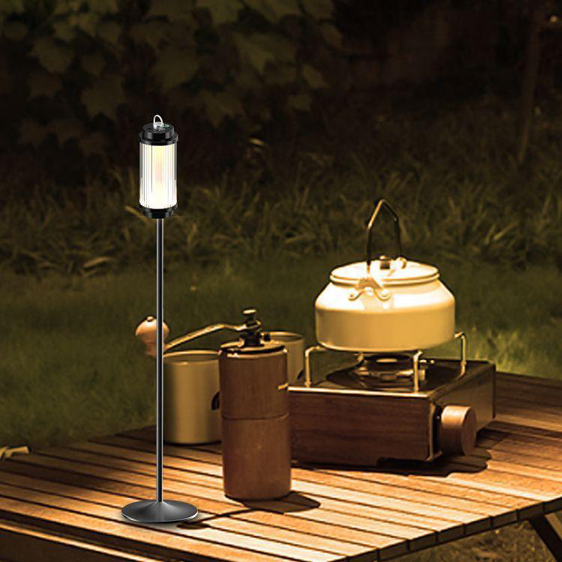 Modern Minimalist Portable Cylinder Metal ABS USB LED Outdoor Light For Garden | Kalsten