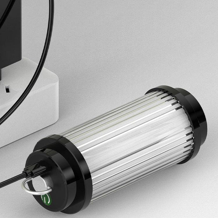 Modern Minimalist Portable Cylinder Metal ABS USB LED Outdoor Light For Garden | Kalsten