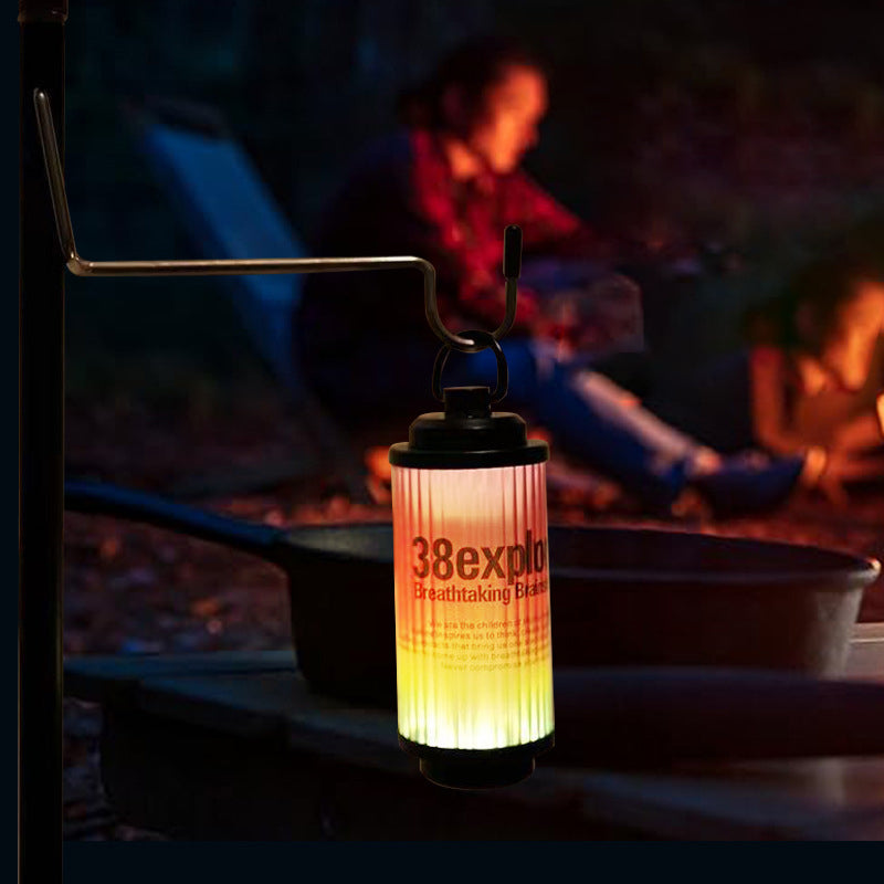 Modern Minimalist Portable Cylinder Metal ABS USB LED Outdoor Light For Garden | Kalsten