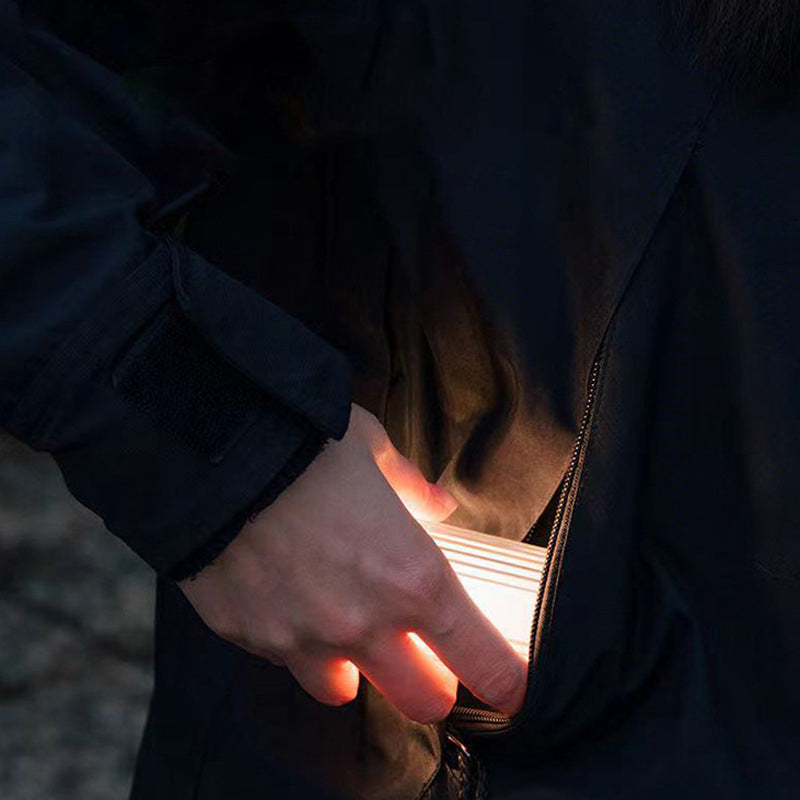 Modern Minimalist Portable Cylinder Metal ABS USB LED Outdoor Light For Garden | Kalsten