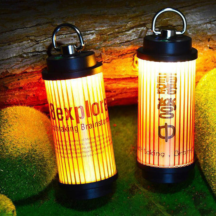 Modern Minimalist Portable Cylinder Metal ABS USB LED Outdoor Light For Garden | Kalsten
