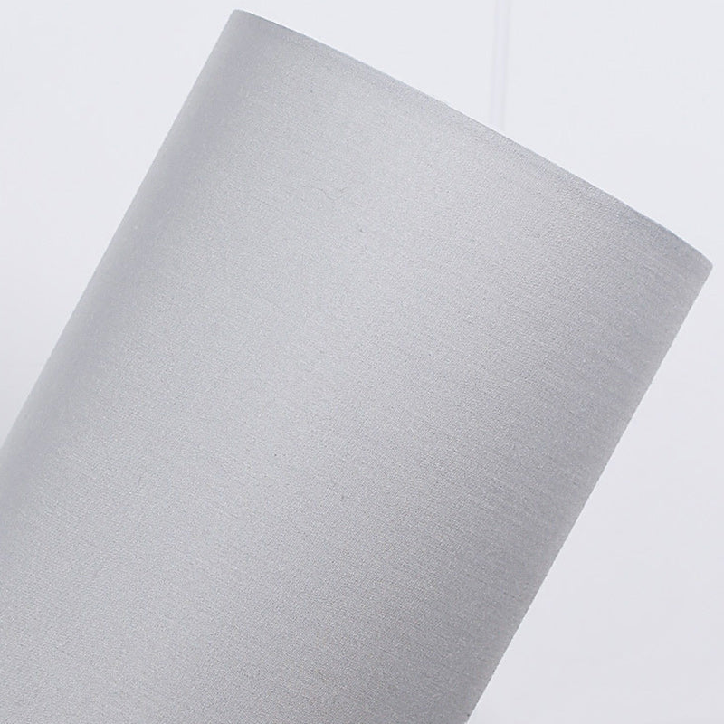 Traditional Japanese Cylinder Wood Fabric 1-Light Table Lamp for the Living Room | Kalsten