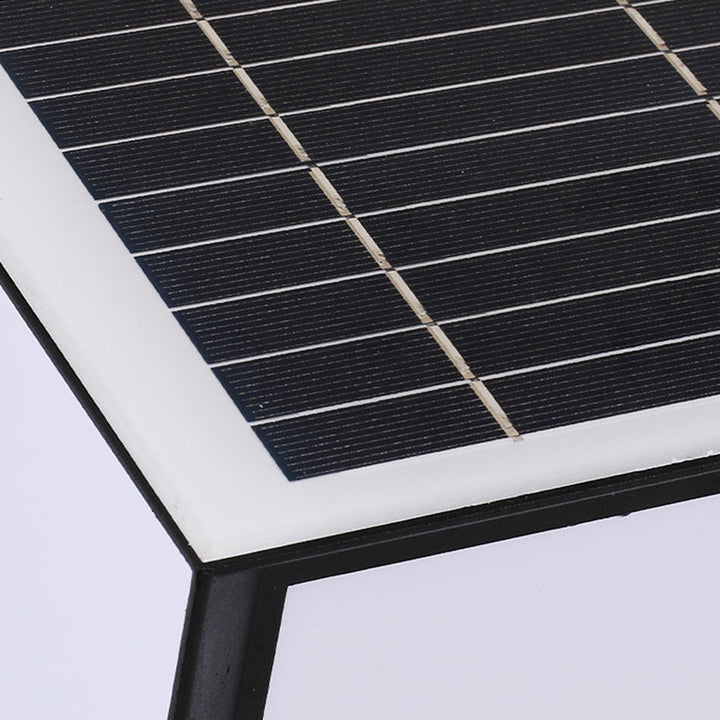 Modern Minimalist Solar Waterproof Square-Shaped Aluminum Acrylic LED Outdoor Post Light For Garden | Kalsten