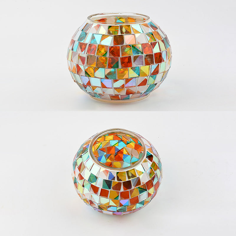 Contemporary Creative Solar Waterproof Sphere Square Plastic Glass LED Outdoor Landscape For Outdoor Patio | Kalsten