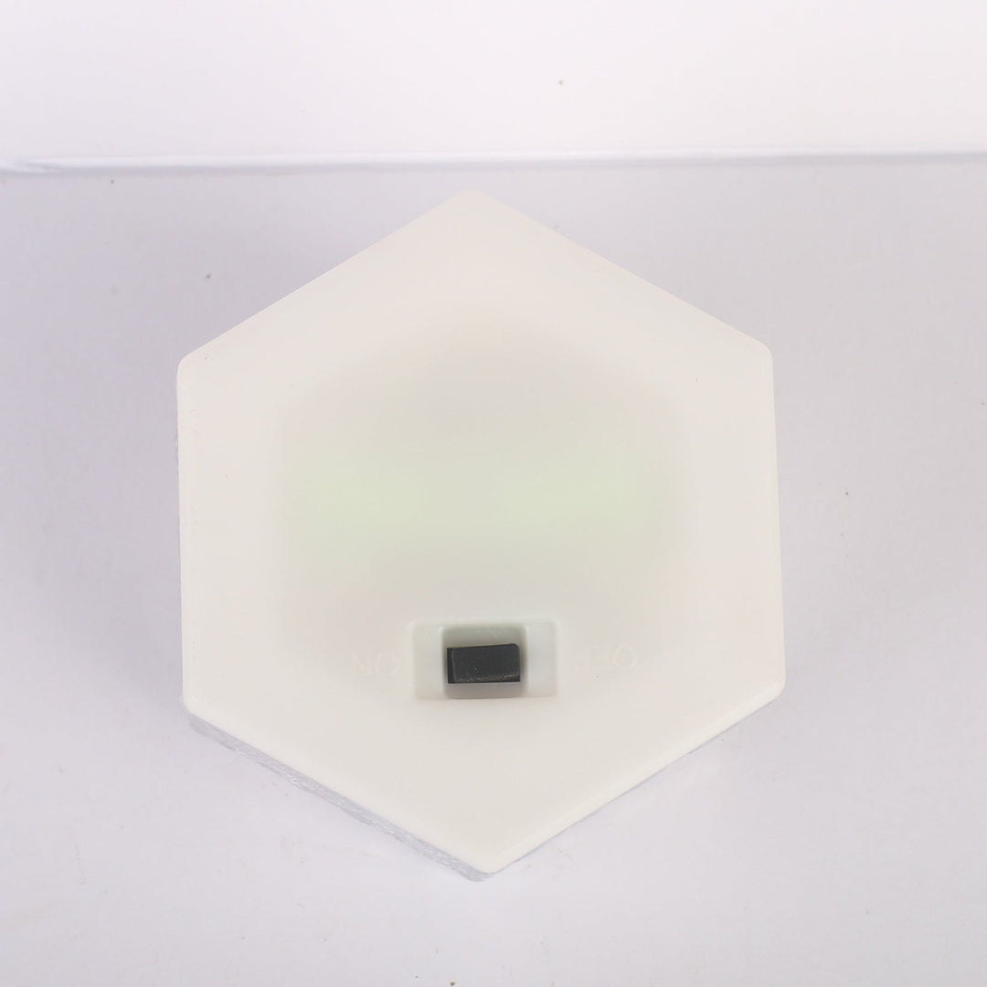 Modern Minimalist Solar Waterproof Hexagonal Ice Tile ABS PVC LED Lawn Landscape Light For Outdoor Patio | Kalsten