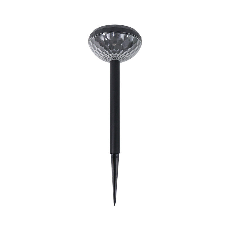 Contemporary Industrial ABS Round LED Solar Waterproof Lawn Insert Light For Outdoor Patio | Kalsten