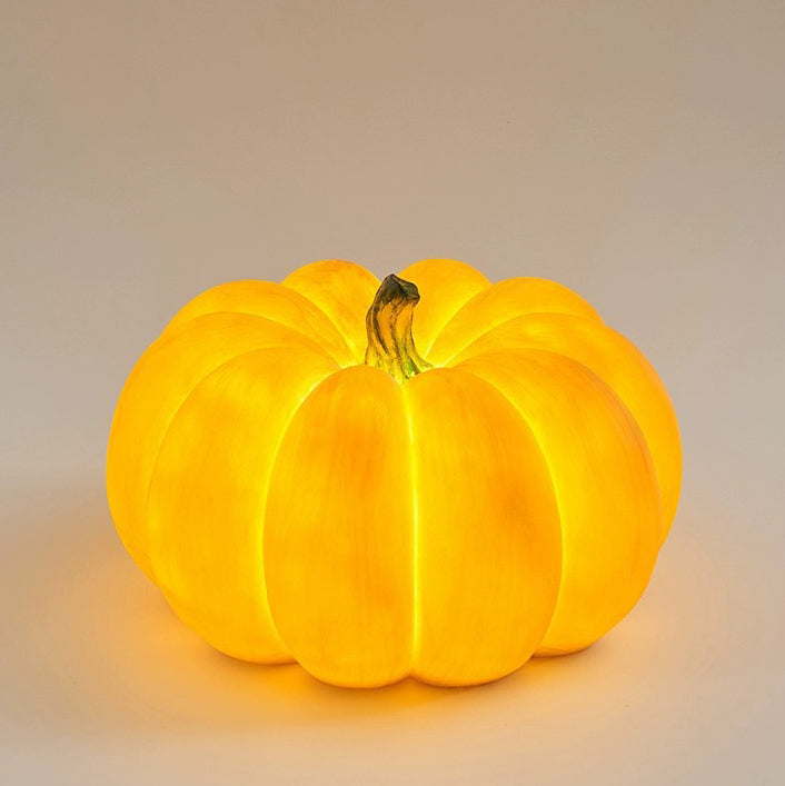 Modern Art Deco Solar Waterproof Pumpkin Round Resin LED Outdoor Light For Garden | Kalsten