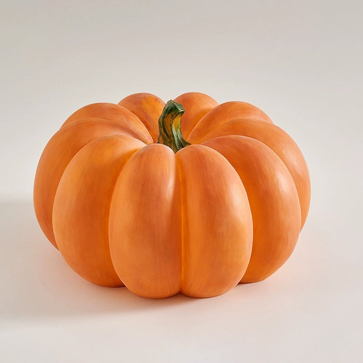 Modern Art Deco Solar Waterproof Pumpkin Round Resin LED Outdoor Light For Garden | Kalsten