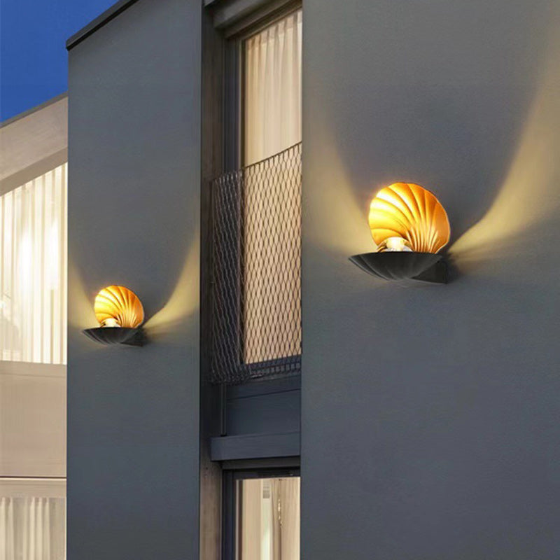 Contemporary Creative Waterproof Shell Aluminum Acrylic LED Wall Sconce Lamp For Outdoor Patio | Kalsten