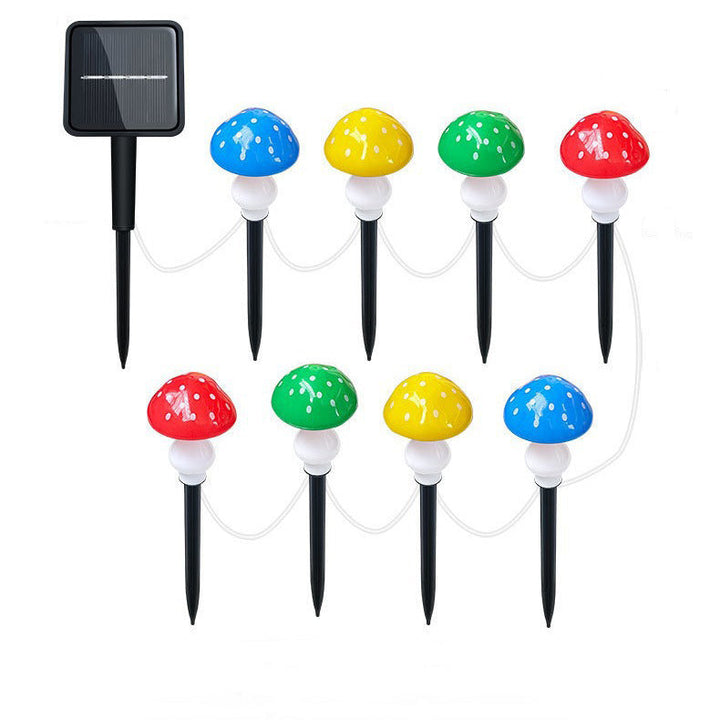 Contemporary Creative Waterproof Solar Mushroom Plastic LED Landscape Lighting Outdoor Lights For Garden | Kalsten