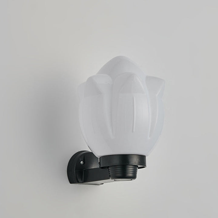 Modern Simplicity Flower Cone Square Cylinder Ball Acrylic ABS Iron 1-Light Wall Sconce Lamp For Outdoor Patio | Kalsten