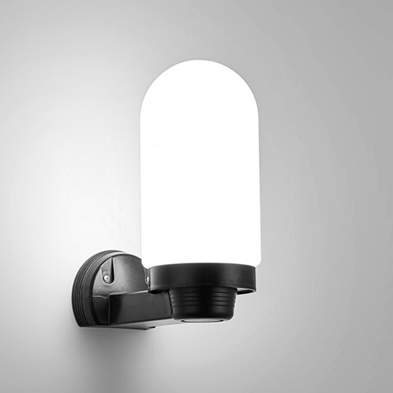 Modern Simplicity Flower Cone Square Cylinder Ball Acrylic ABS Iron 1-Light Wall Sconce Lamp For Outdoor Patio | Kalsten