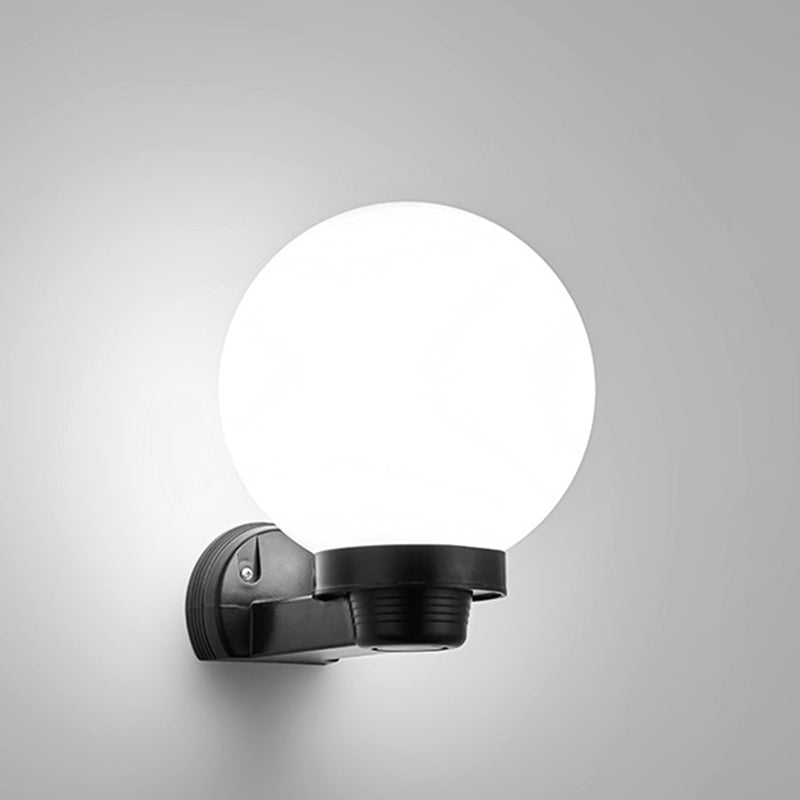Modern Simplicity Flower Cone Square Cylinder Ball Acrylic ABS Iron 1-Light Wall Sconce Lamp For Outdoor Patio | Kalsten