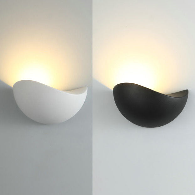 Modern Minimalist Triangle Bird's Nest Half Circle Waterproof Aluminum LED Wall Sconce Lamp For Outdoor Patio | Kalsten