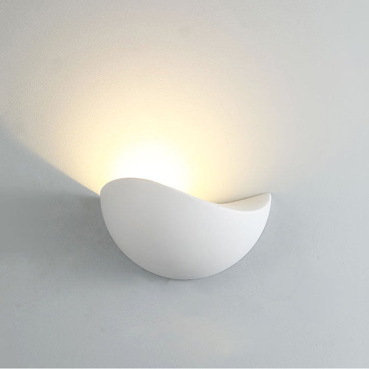 Modern Minimalist Triangle Bird's Nest Half Circle Waterproof Aluminum LED Wall Sconce Lamp For Outdoor Patio | Kalsten