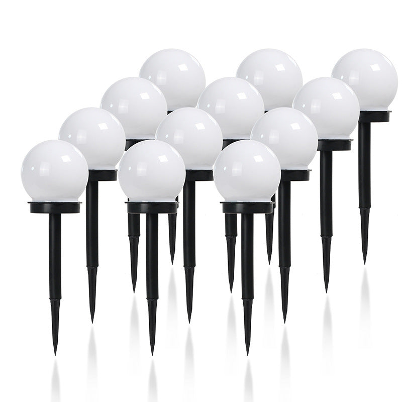 Modern Minimalist Solar Waterproof ABS Ball LED Landscape Lighting Outdoor Light For Garden | Kalsten