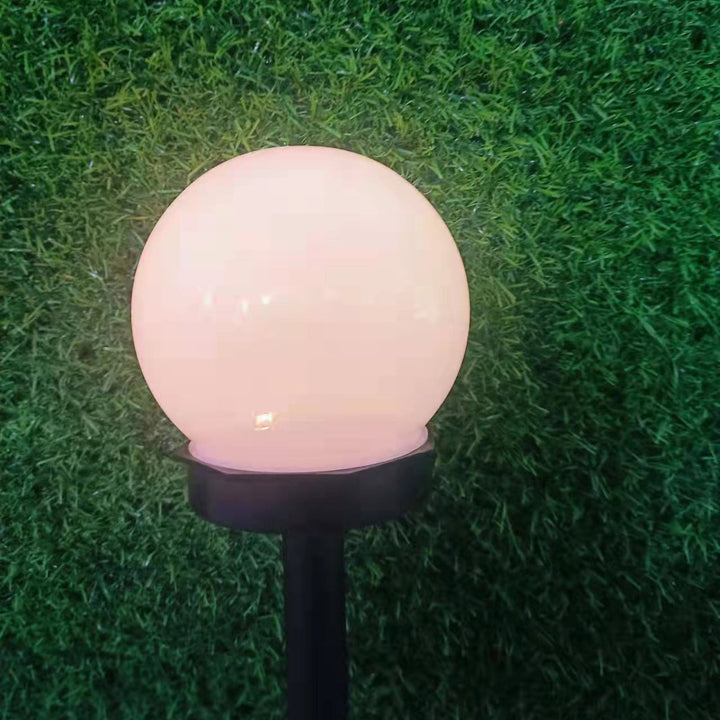 Modern Minimalist Solar Waterproof ABS Ball LED Landscape Lighting Outdoor Light For Garden | Kalsten