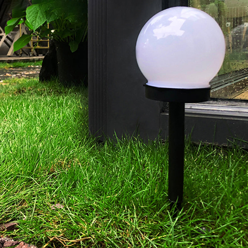 Modern Minimalist Solar Waterproof ABS Ball LED Landscape Lighting Outdoor Light For Garden | Kalsten