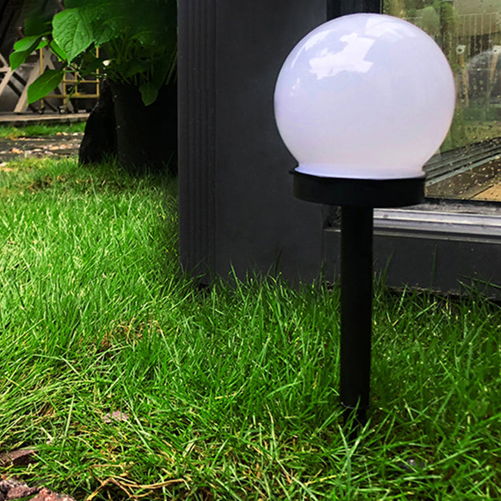 Modern Minimalist Solar Waterproof ABS Ball LED Landscape Lighting Outdoor Light For Garden | Kalsten
