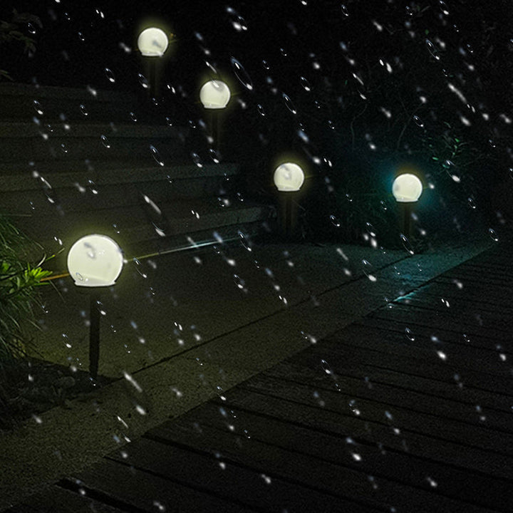 Modern Minimalist Solar Waterproof ABS Ball LED Landscape Lighting Outdoor Light For Garden | Kalsten