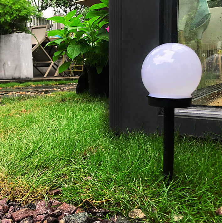 Modern Minimalist Solar Waterproof ABS Ball LED Landscape Lighting Outdoor Light For Garden | Kalsten