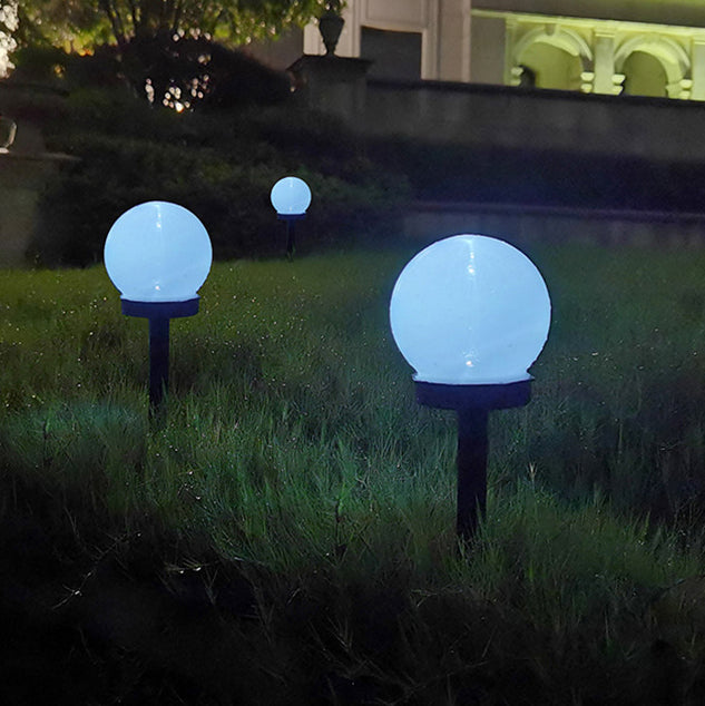 Modern Minimalist Solar Waterproof ABS Ball LED Landscape Lighting Outdoor Light For Garden | Kalsten