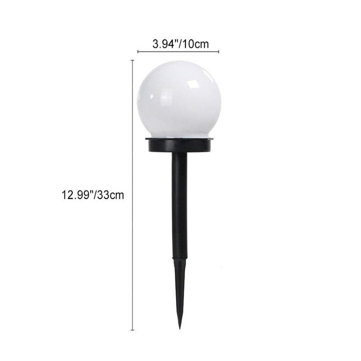 Modern Minimalist Solar Waterproof ABS Ball LED Landscape Lighting Outdoor Light For Garden | Kalsten
