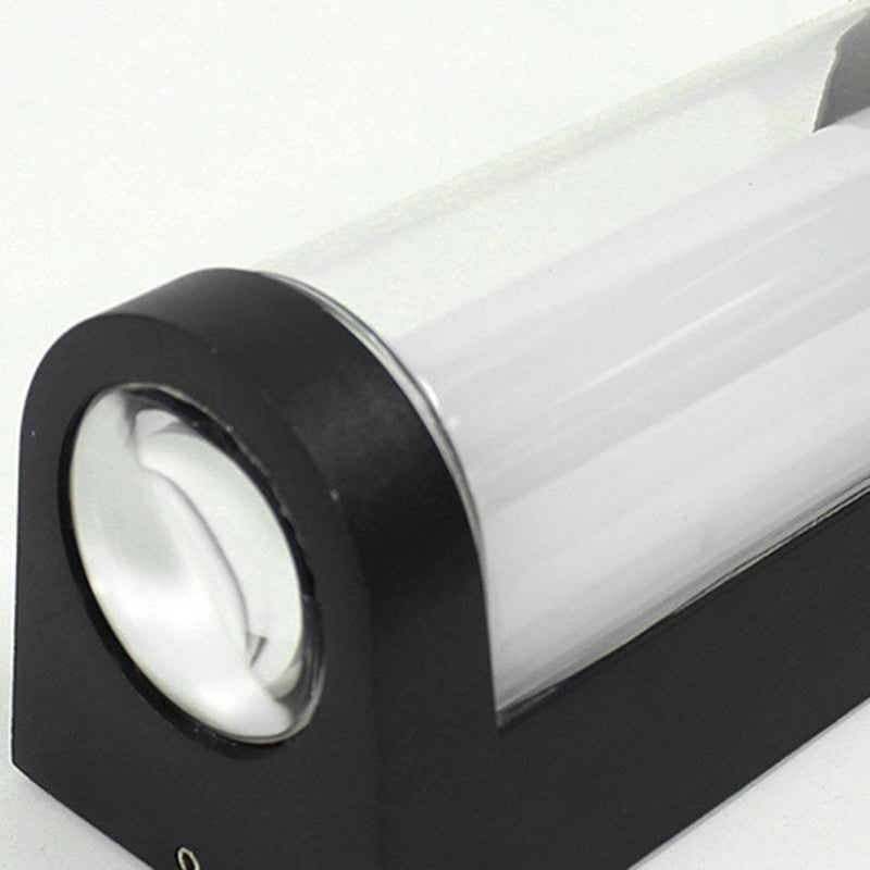 Modern Simplicity Waterproof Aluminum PC Cylinder Cuboid LED Wall Sconce Lamp For Outdoor Patio | Kalsten