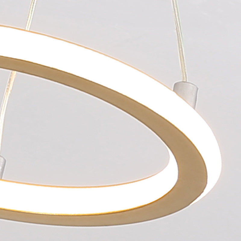 Kalsten | Contemporary Nordic Round Metal Silica LED Semi-Flush Mount Ceiling Light for Corridor