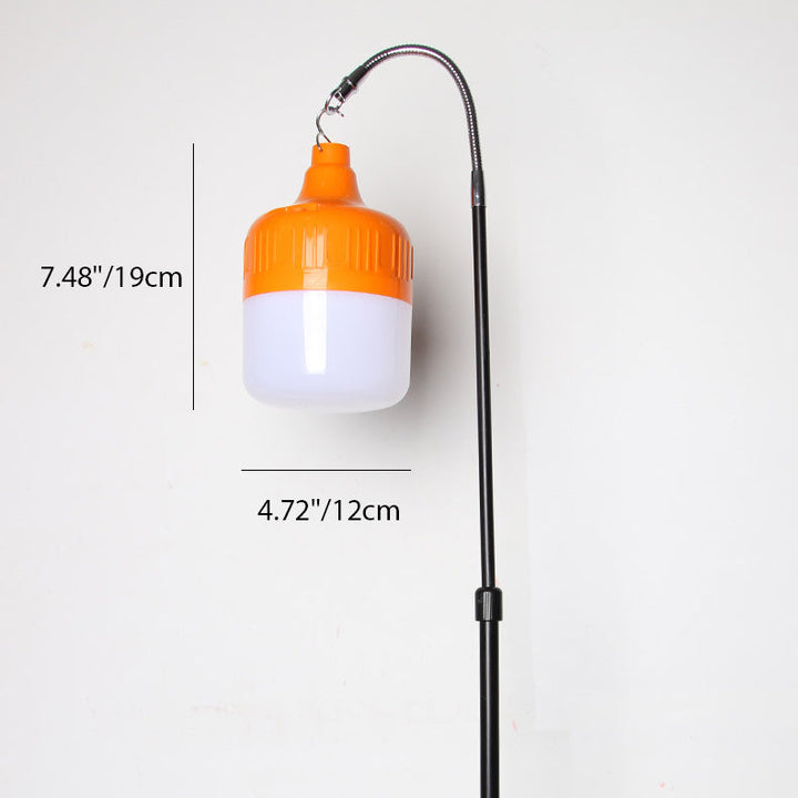 Modern Simplicity Rechargeable ABS Metal Cylinder Hanging LED Outdoor Light For Garden | Kalsten