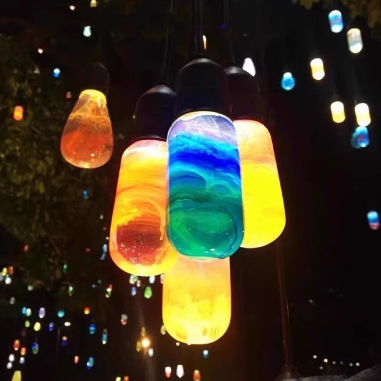 Modern Art Deco Waterproof Resin Teardrop Ball LED Outdoor Light Landscape Lighting For Garden | Kalsten